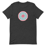 Pink Nautical Compass Short-Sleeve Unisex T-Shirt