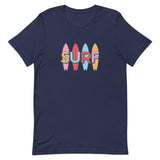 SURF with Surfboards Short-Sleeve Unisex T-Shirt