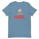 Christmas at the Beach House Vintage Wagon with Presents Short-Sleeve Unisex T-Shirt