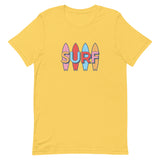 SURF with Surfboards Short-Sleeve Unisex T-Shirt